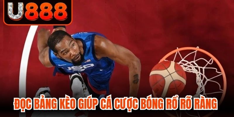 Đọc bảng kèo giúp cá cược bóng rổ rõ ràng hơn