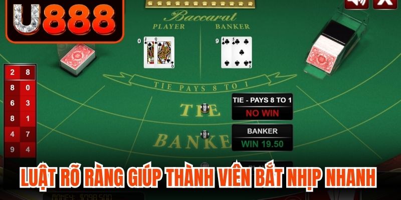 Luật rõ ràng giúp thành viên bắt nhịp nhanh 