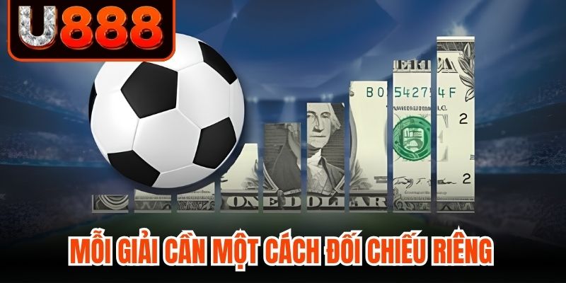 Mỗi giải cần một cách đối chiếu riêng