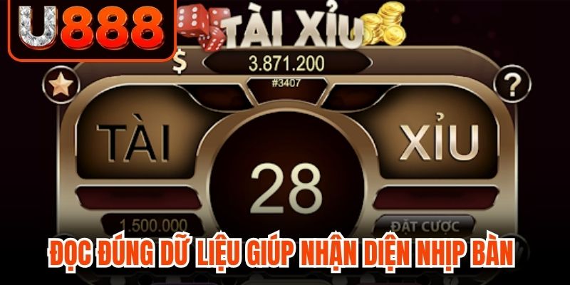 Đọc đúng dữ liệu giúp nhận diện nhịp bàn rõ ràng hơn